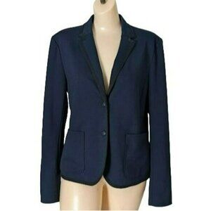 Navy Blue Tailored Blazer Gap The Academy Size 10  Office Career Dark‎ Academia